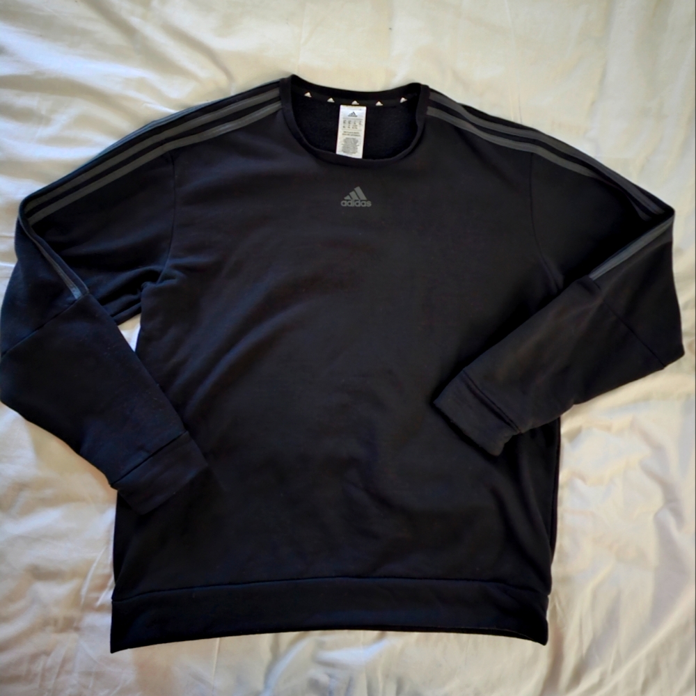 Adidas Black Crewneck Sweatshirt Size XL
